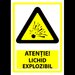 Indicator pentru atentie lichid exploziv